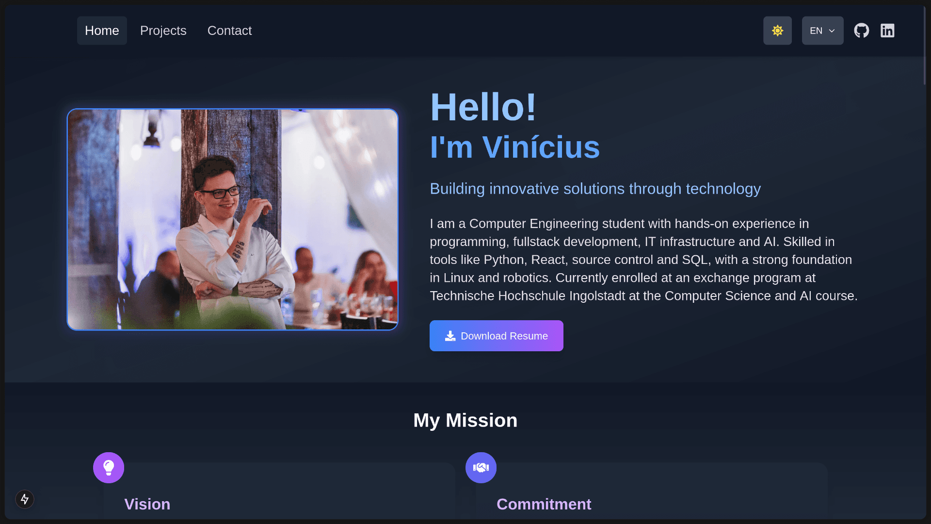 Personal Portfolio Website