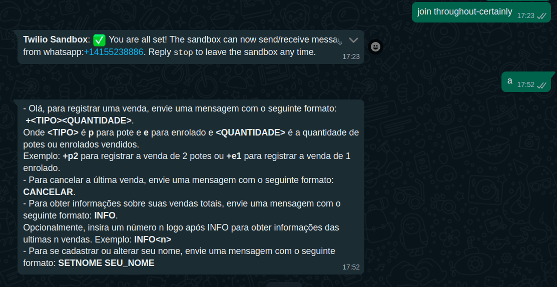 Brigadeiro Sales Bot